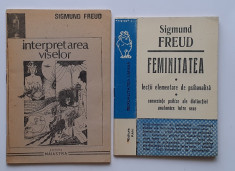 Sigmund Freud - Interpretarea Viselor + Feminitatea ( 2 carti - Psihologie ) foto