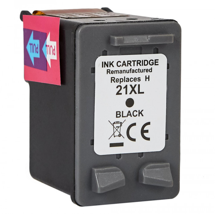 Cap de imprimare pentru HP , C9351C / 21XL , rem. , Negru , 20 ml , bulk