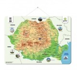 Harta Romaniei. Postere educative