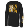 Pittsburgh Penguins tricou cu măneci lungi pentru copii Half &amp;amp; Half Ls Ctn black - Dětsk&eacute; XL (13 - 15 let)