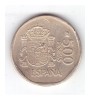 Moneda Spania 500 pesetas 1989 Juan Carlos I, stare relativ buna, curata, Europa, Bronz-Aluminiu