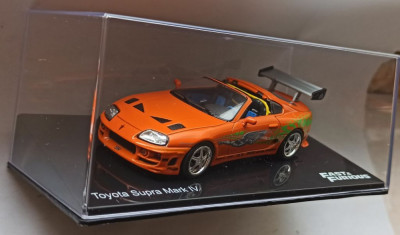 Macheta Toyota Supra MK4 Fast and Furious - IXO/Altaya 1/43 foto