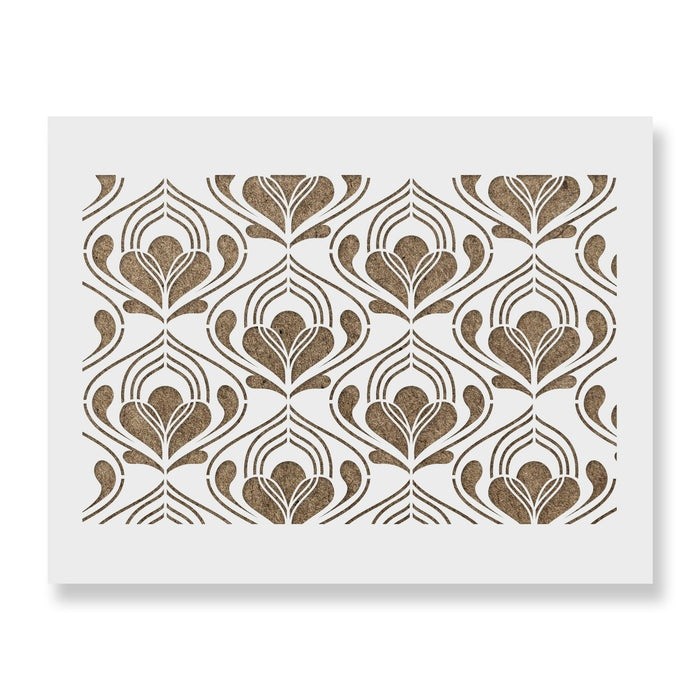 Sablon Perete vopsire, tencuiala 900x600x0.7mm Bohemian Heart Refolosibil, model MXSP7079