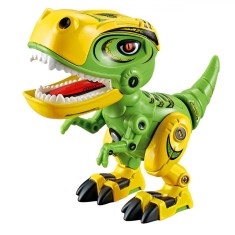 Jucărie Robot Dinozaur, Aeno, Sunete Realistice, Multicolor, 6.5x13x13 cm