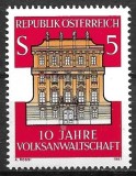 B2546 - Austria 1987 - Justitie, naturale,neuzat,perfecta stare, Nestampilat