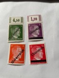 Austria 1945 Ocupația Aleată Supratipar "&Ouml;sterreich" Graz Serie Completa ANK 660-663 cu Margini de Coală MNH / Neștampilat - TG1
