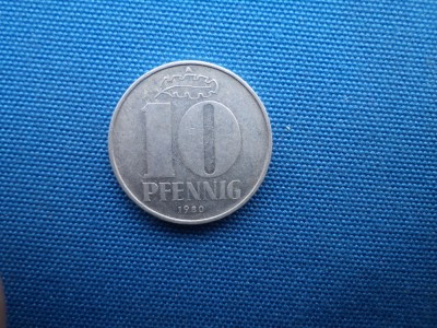 10 PFENNIG 1980 / RDG foto