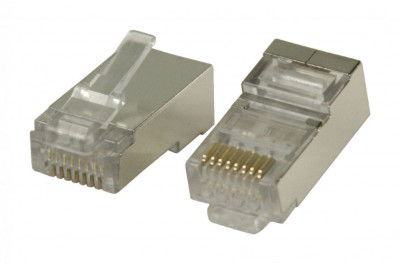 Mufa RJ45 pt cablu STP CAT6 litat set 10buc Valueline foto