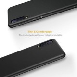 Husa Silicon Neagra Samsung Galaxy A7 2018, Protectie Soc, Zgarieturi