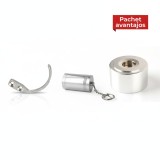 Pachet Magnet detasator alarme 16000GS + Detasator alarme tip Breloc XXL + 3 x Carlig detasator