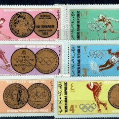 Yemen 1968 - JO Grenoble, medaliati, serie neuzata