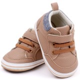 Cumpara ieftin Pantofi primi pasi bebe Aggroot, piele ecologica, talpa antiderapanta, unisex, 12-18 luni, bej