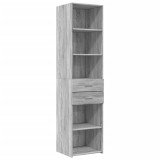 Cumpara ieftin Dulap inalt, gri sonoma, 45x42,5x185 cm, lemn compozit