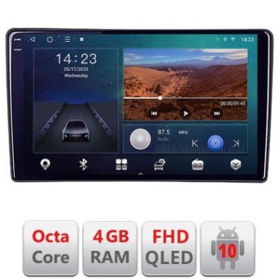 Navigatie Nissan X-Trail 2004-2007 Android Ecran QLED octa core 4+64 carplay android auto kit-x-trail-old+EDT-E310V3 CarStore Technology foto