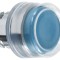 Comutator Apăsare 22mm Albastru Stabilizat