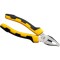 Cleste combinat, otel carbon, 17.5 cm, negru galben
