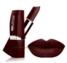 Ruj Mat Profesional Kiss Beauty CC Lips 21 Merlot foto