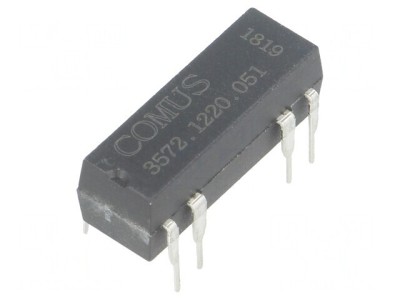 Releu senzor reed DPST-NO 5VDC 500mA 150VDC 10W foto