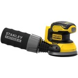 Stanley SFMCW220B - Slefuitor cu excentric fara acumulatori si incarcator 18 V - Ah 125 mm