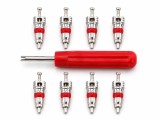 Cumpara ieftin Set 8 Miezuri Ventil Rosii si Surubelnita pentru Valve