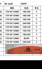 Pila buffer pentru unghii, granulatie 100/100, culoare coral