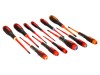 Set 12 Surubelnite Izolate BAHCO ERGO TX10, VDE, IEC 60900, Maner Tricomponent