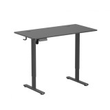 Birou Ascend cu reglare inaltime electric, negru, 1200x600x730 1180 mm, Capacitate de greutate: 40 kg, Interval de inaltime: 730 1180mm, Numar de moto