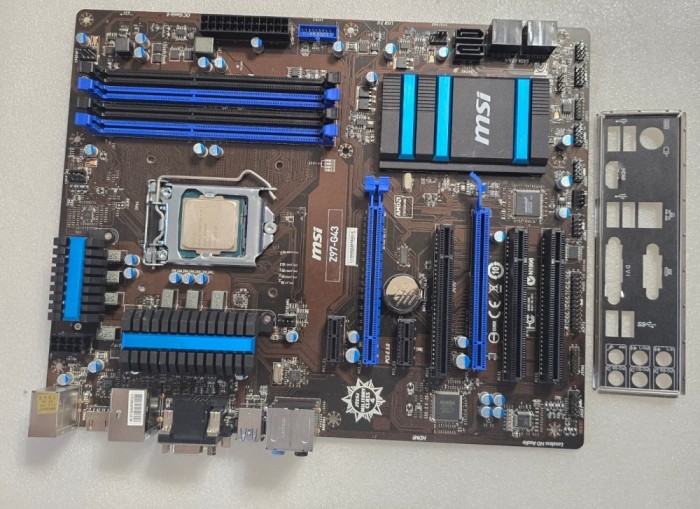 Placa de baza MSI Z97-G43, Socket 1150 + procesor INTEL I3 4170