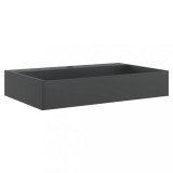 Cumpara ieftin Chiuveta negru 60x38x11 cm, conglomerat turnat mineral/marmura