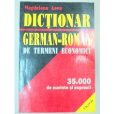 DICTIONAR GERMAN-ROMAN DE TERMENI ECONOMICI-MAGDALENA LECA