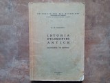 ISTORIA FILOZOFIEI ANTICE - FILOZOFIA IN GRECIA - Gh. Vladutescu , 1979