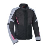 MBS Geaca textila impermeabila fete Oxford Iota 1.0, negru/gri/roz, M/40, Cod Produs: TW19320212OX