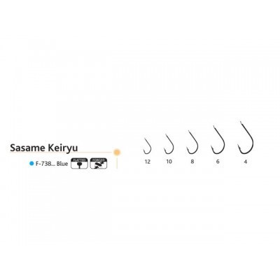 Ace pescuit Sasame Keiryu Blue set 10 bucati 12