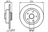 BOSCH 0 986 478 744 Disc frana