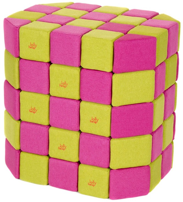 Set constructie MAXI JollyHeap BASIC Magnetic Blocks 1121 100 pcs.