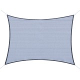 Outsunny Voile d&#039;ombrage rectangulaire 4 x 3 m polietilen de &icirc;naltă densitate Protecție UV Cu sac de depozitare - Nuanță de gri | Aosom Romania
