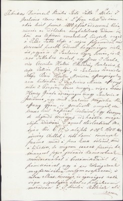 HST A368 Lot 2 acte olografe 1845 limba maghiară Trencsen Trencin foto
