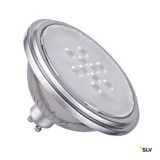 QPAR111 GU10, LED lamp silver 7W 2700K CRI90 40&deg;