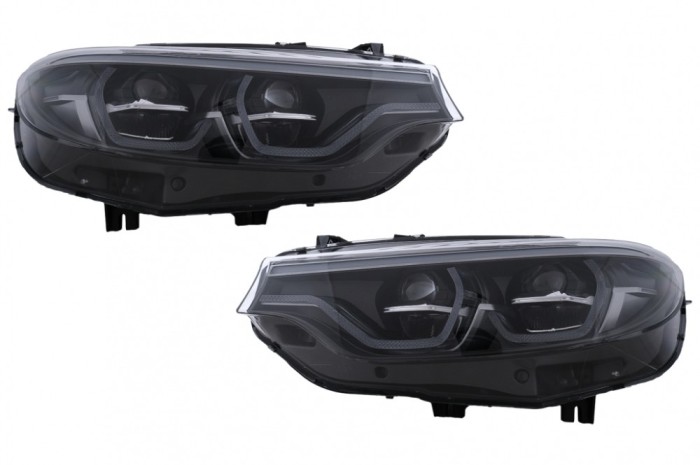 Faruri Full LED BMW 4 Series F32 F33 F36 (2013-2019) Conversie de la HID la LED Performance AutoTuning