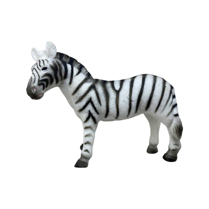 Figurina zebra de cauciuc