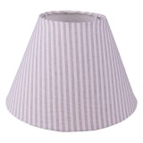 Cumpara ieftin Abajur veioza bumbac bej alb 23x15 cm