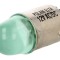 Lampă LED BA15D verde 230VAC