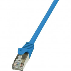 Cablu F/UTP Logilink Patchcord Cat 5e 7.5m Albastru foto