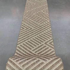 Traversa Antiderapanta Flex, 19652, Maro / Bej, Latime 67 cm, Diverse Lungimi