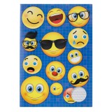 Caiet A5, Tip 1, Copertă cu Design Emoji, 40 Foi, CMCLASS