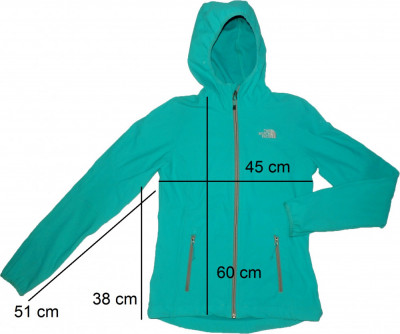 Jacheta sofhsell THE NORTH FACE turcoaz (dama S) cod-557535 foto