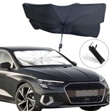 Parasolar Auto Pliabil Tip Umbrela Parbriz 130x75cm IPF Protectie UV Izolare Termica Antiraze