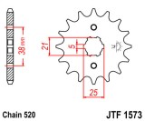 Pinion fata 14 dinti pas lant 520 &ndash; Sachs Roadster V2 - Yamaha XV Virago 125cc, Oem