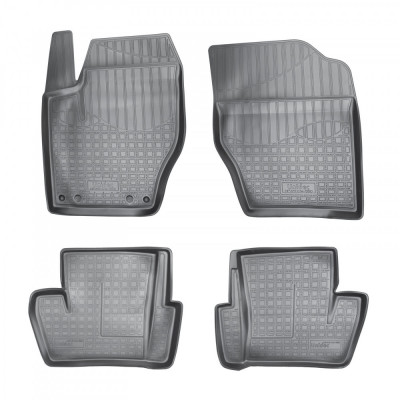 Set de 4 covorase cauciuc 3D stil tavita premium pentru Citroen DS4 2011-2018 foto