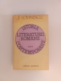 ISTORIA LITERATURII ROM&Acirc;NE CONTEMPORANE - EUGEN LOVINESCU - VOL. 3